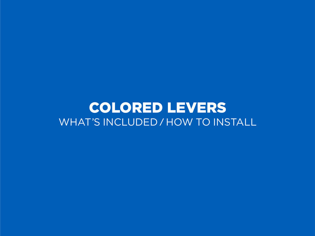 Lever Mounts - Coloured Levers